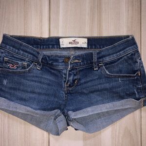 Hollister jean shorts
